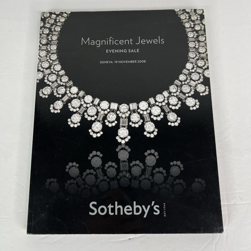 Sotheby's Magnificent Jewels Evening Sale Catalog Geneva 2008 Luxury Auction